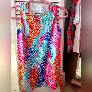 Lilly pulitzer shift dress girl size 8